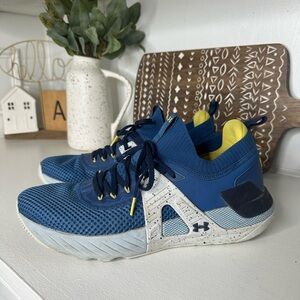 Under Armor UA Project Rock 4 Team Trainers Blue & Yellow Men's Size 13